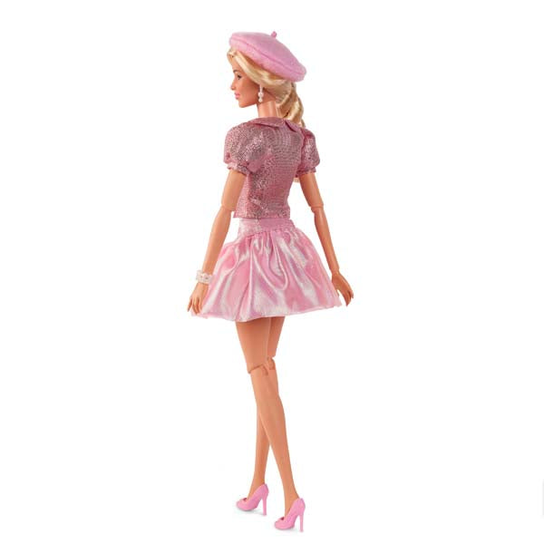 Barbie The Movie Doll Margot Robbie As Barbie Collectible Doll Wearing Pink Blouse & Skirt Set