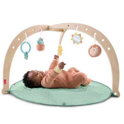 Fisher-Price Wooden Lay And Play Deluxe Activity Gym