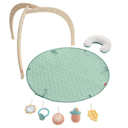 Fisher-Price Wooden Lay And Play Deluxe Activity Gym
