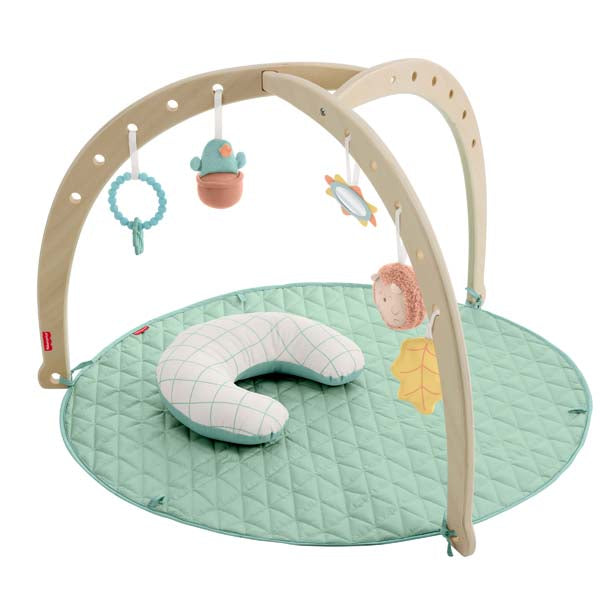 Fisher-Price Wooden Lay And Play Deluxe Activity Gym