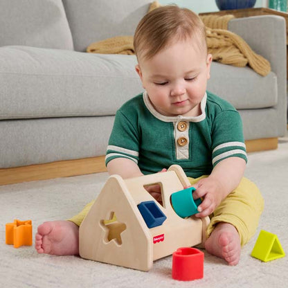 Fisher-Price Wooden Silicone Shape Sorter