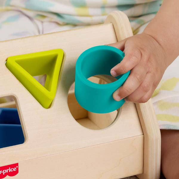 Fisher-Price Wooden Silicone Shape Sorter