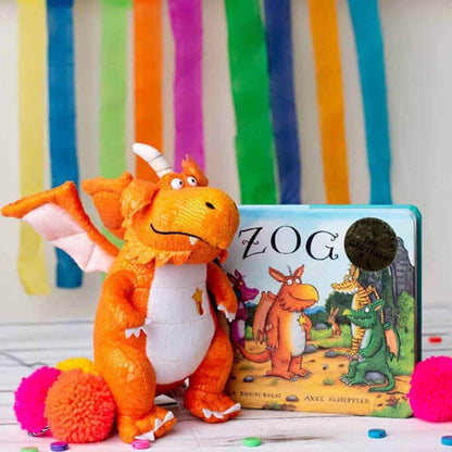 Zog Orange Dragon Soft Toy 25cm