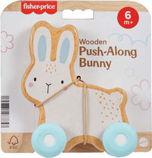 Fisher-Price Wooden Push-Along Bunny