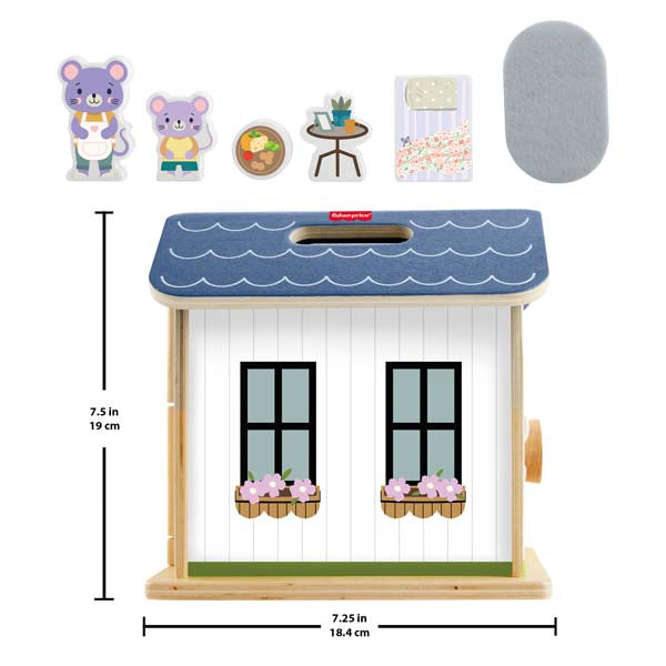 Fisher-Price Wooden On-The-Go Play House