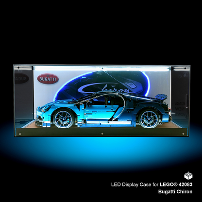LED Display Case For LEGO® 42083 Bugatti Chiron