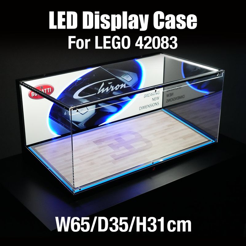 LED Display Case For LEGO® 42083 Bugatti Chiron