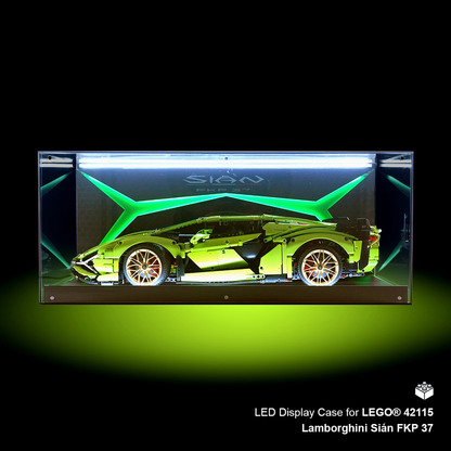 LED Display Case For LEGO® 42115 Lamborghini Sián FKP 37