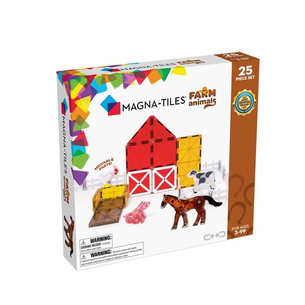 Magna Tiles Farm Animals 25 Piece Set
