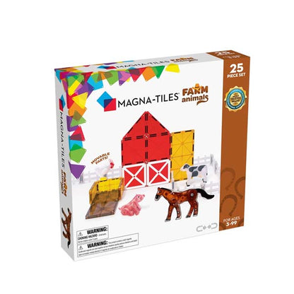 Magna Tiles Farm Animals 25 Piece Set