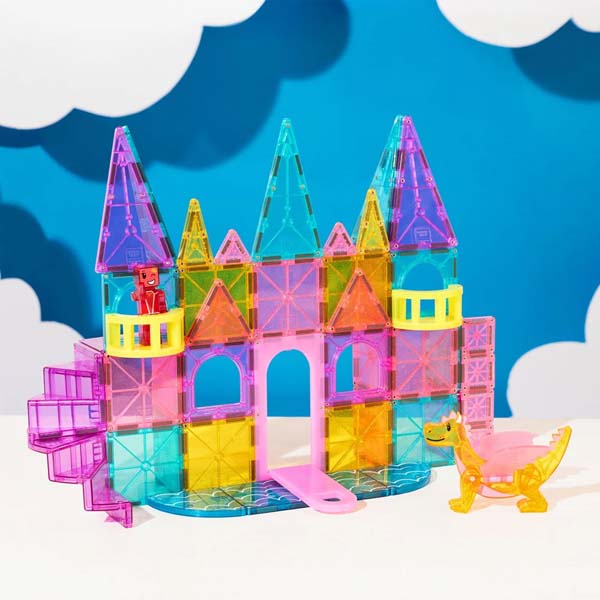 Magna Tiles Castle DLX + microMAGS 48 Piece Set