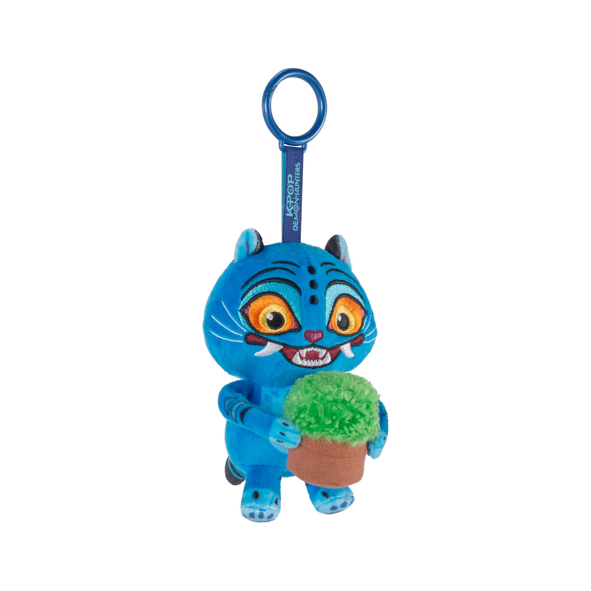 Kpop Demon Hunters 4" Retractable Plush Clips Derpy Tiger