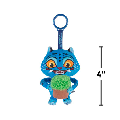 Kpop Demon Hunters 4" Retractable Plush Clips Derpy Tiger