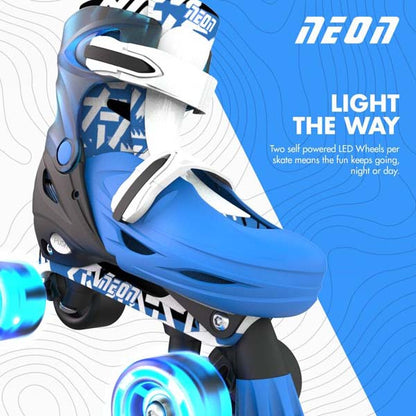 Yvolution Neon Combo Skates (3-6) Blue