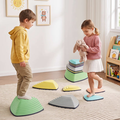Keezi Kids Stepping Stones 6PCS Balance Stones Indoor Outdoor Toy