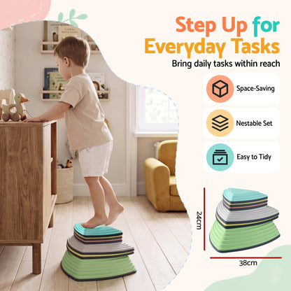 Keezi Kids Stepping Stones 6PCS Balance Stones Indoor Outdoor Toy