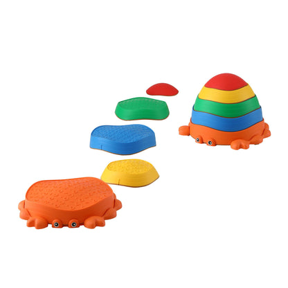Keezi Kids Stepping Stones Balance Stone Set Crab Indoor Outdoor 5PCS