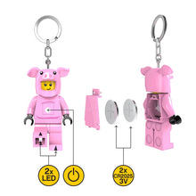 LEGO Piggy Girl Keychain Light