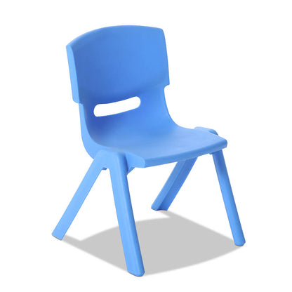 Keezi 5PCS Kids Table and Chairs Set Children Study Desk Furniture Plastic 4 Chairs
