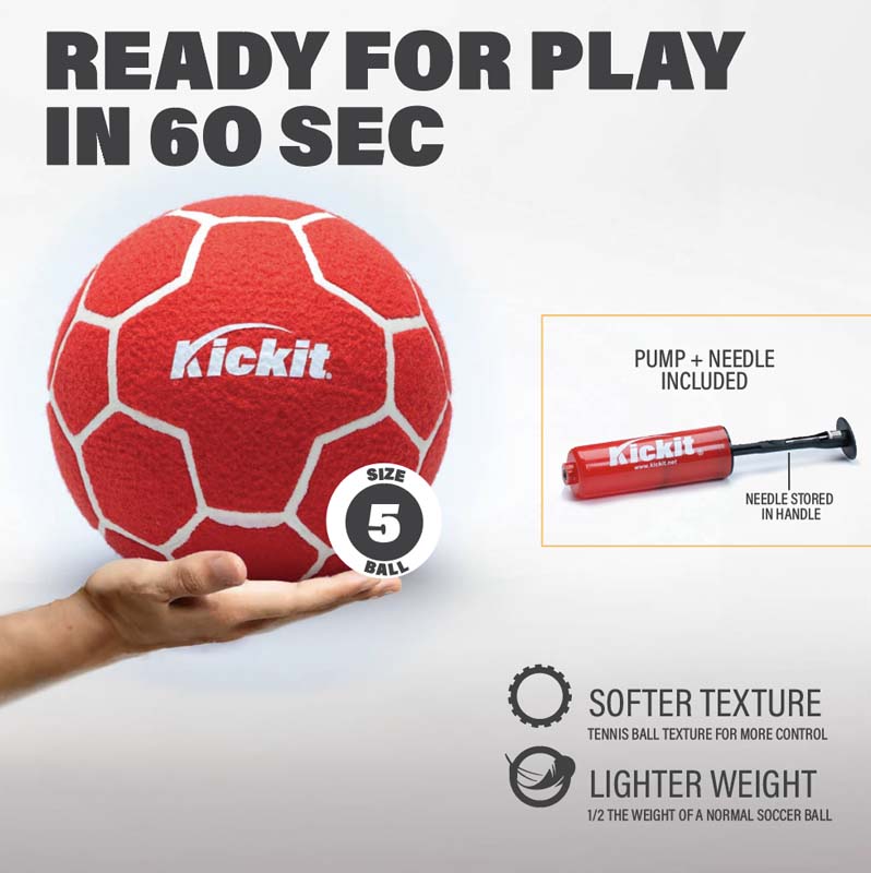 Kickit Soccer Tennis Set - Red