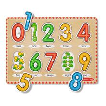 Melissa & Doug See-Inside Numbers Peg Puzzle