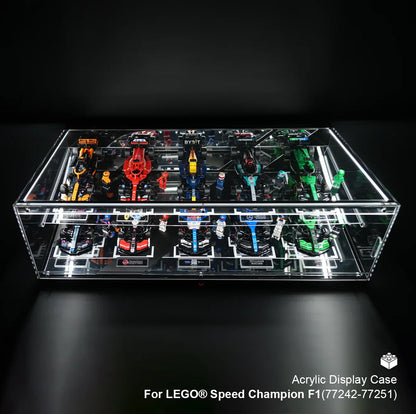 Display Case For LEGO® Speed Champions F1 cars