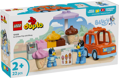 LEGO DUPLO Ice Cream Trip with Bluey 10458