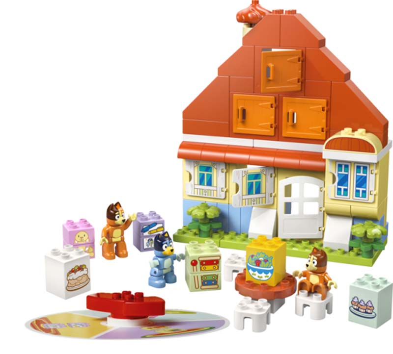 LEGO DUPLO Bluey's Family House with Memory Game 10459