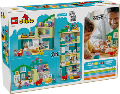 LEGO DUPLO 3 in 1 Modern Family House with Figures