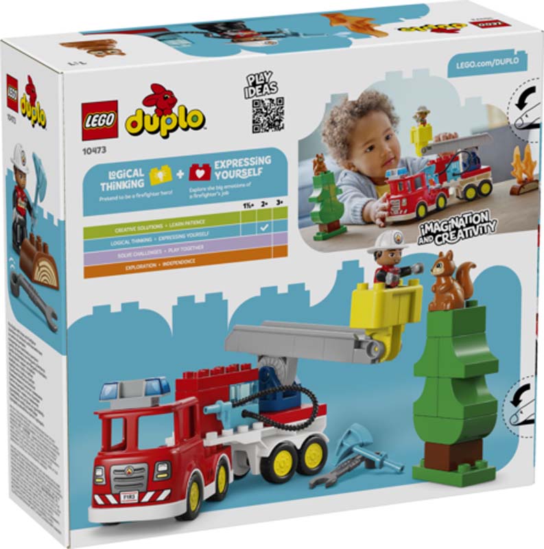 LEGO DUPLO Fire Truck with Hose and Firefighter