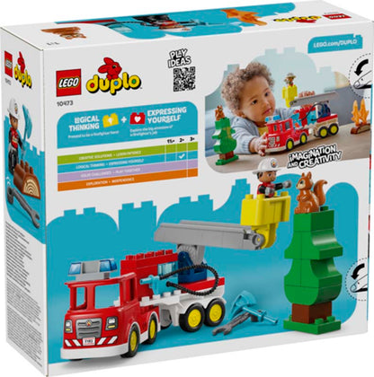 LEGO DUPLO Fire Truck with Hose and Firefighter