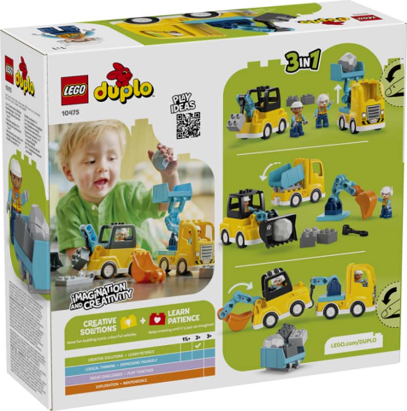 LEGO DUPLO 3 in 1 Construction Vehicles