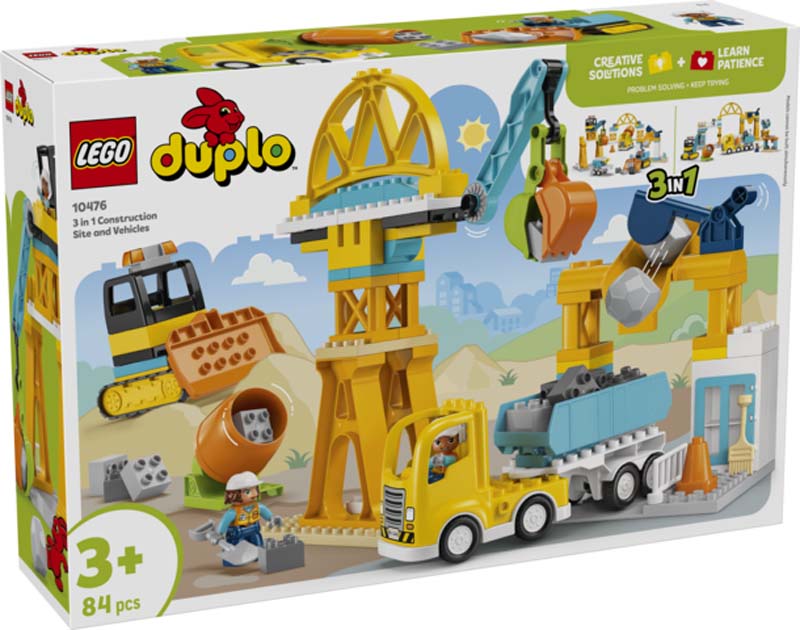 LEGO DUPLO 3 in 1 Construction Site and Vehicles