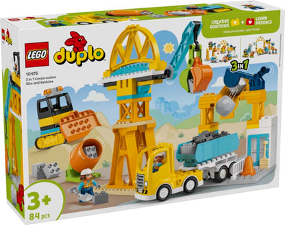 LEGO DUPLO 3 in 1 Construction Site and Vehicles