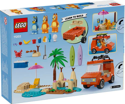 LEGO Bluey Bluey's Beach & Family Car Trip 11202