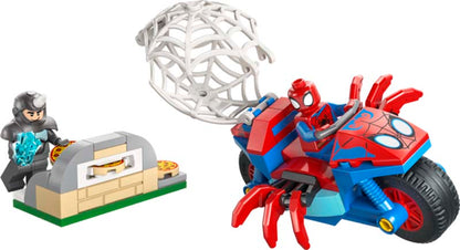 LEGO Spidey Spidey on his Motorcycle vs. Rhino 11206
