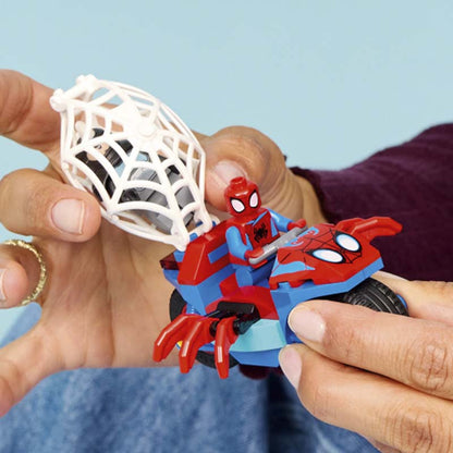 LEGO Spidey Spidey on his Motorcycle vs. Rhino 11206