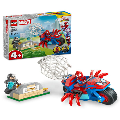 LEGO Spidey Spidey on his Motorcycle vs. Rhino 11206