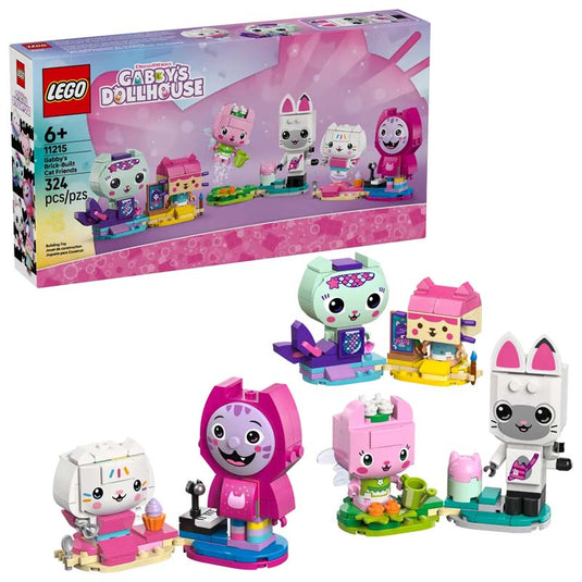 LEGO Gabby's Dollhouse Gabby's Brick-Built Cat Friends