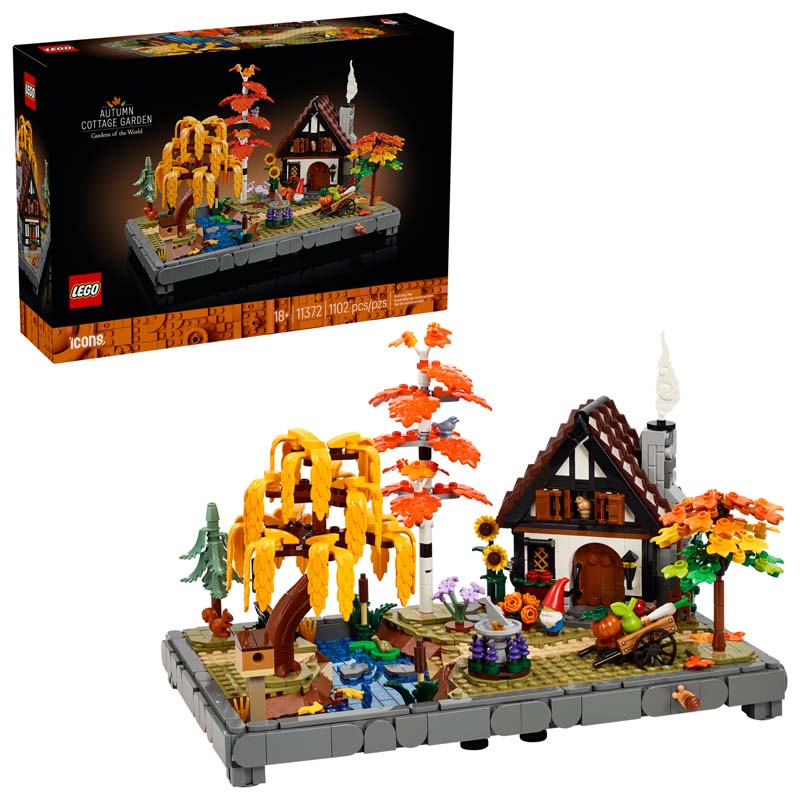 LEGO Icons Autumn Cottage Garden