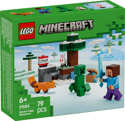 LEGO Minecraft Steve's Taiga Adventure 21583