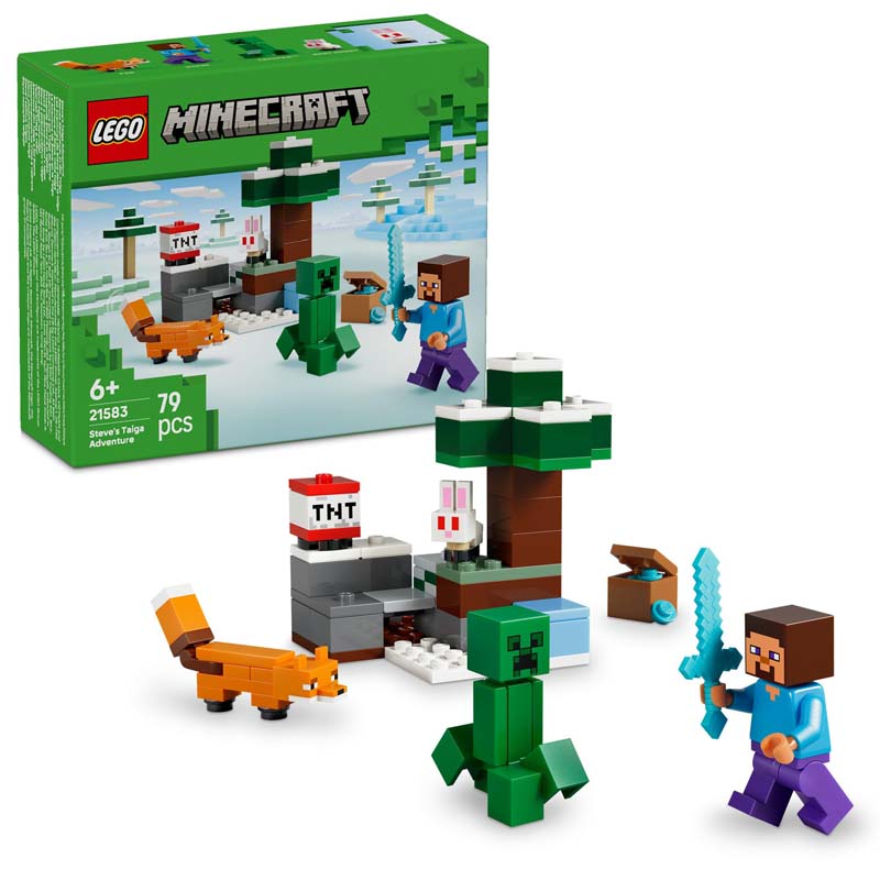 LEGO Minecraft Steve's Taiga Adventure 21583