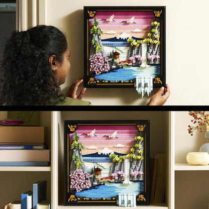 LEGO ART Japanese Cherry Blossom Landscape