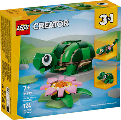 LEGO Creator Turtle with a Water Lily Flower 31377