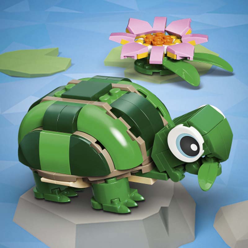 LEGO Creator Turtle with a Water Lily Flower 31377