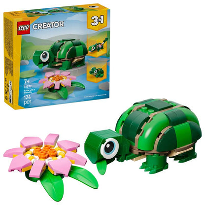 LEGO Creator Turtle with a Water Lily Flower 31377