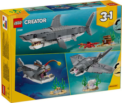 LEGO Creator Fierce Shark with a Treasure Chest 31381