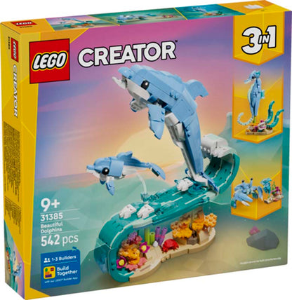 LEGO Creator Sea Animals: Beautiful Dolphins 31385