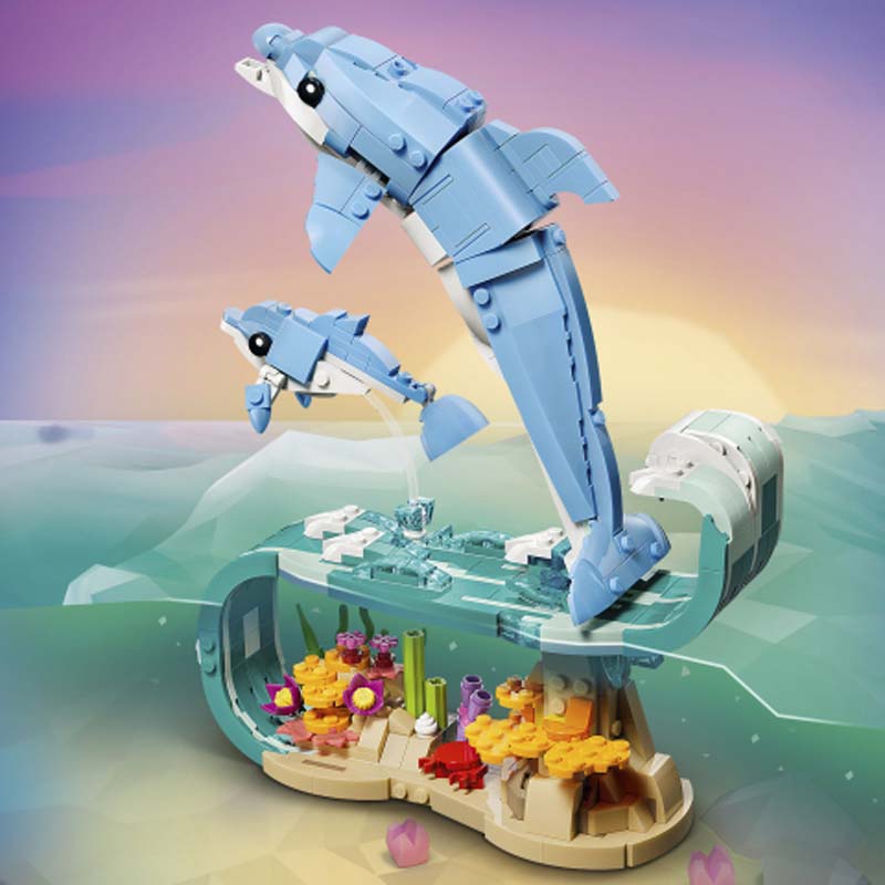 LEGO Creator Sea Animals: Beautiful Dolphins 31385