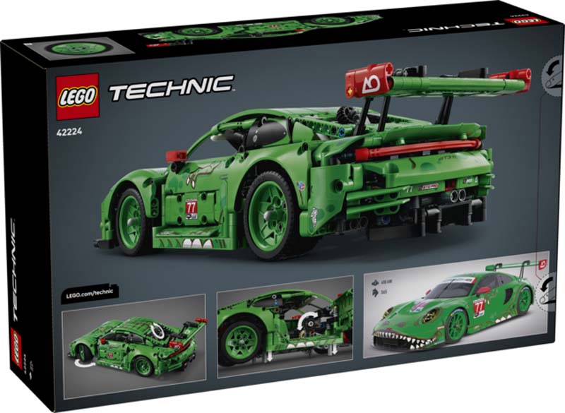 LEGO Technic Porsche 911 GT3 R REXY AO Racing Car